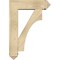 Ekena Millwork Westlake Arts and Crafts Rough Sawn Bracket w/ Offset Brace, Douglas Fir, 8"W x 28"D x 40"H BKT0806X28X40WTL03RDF - alternate 2